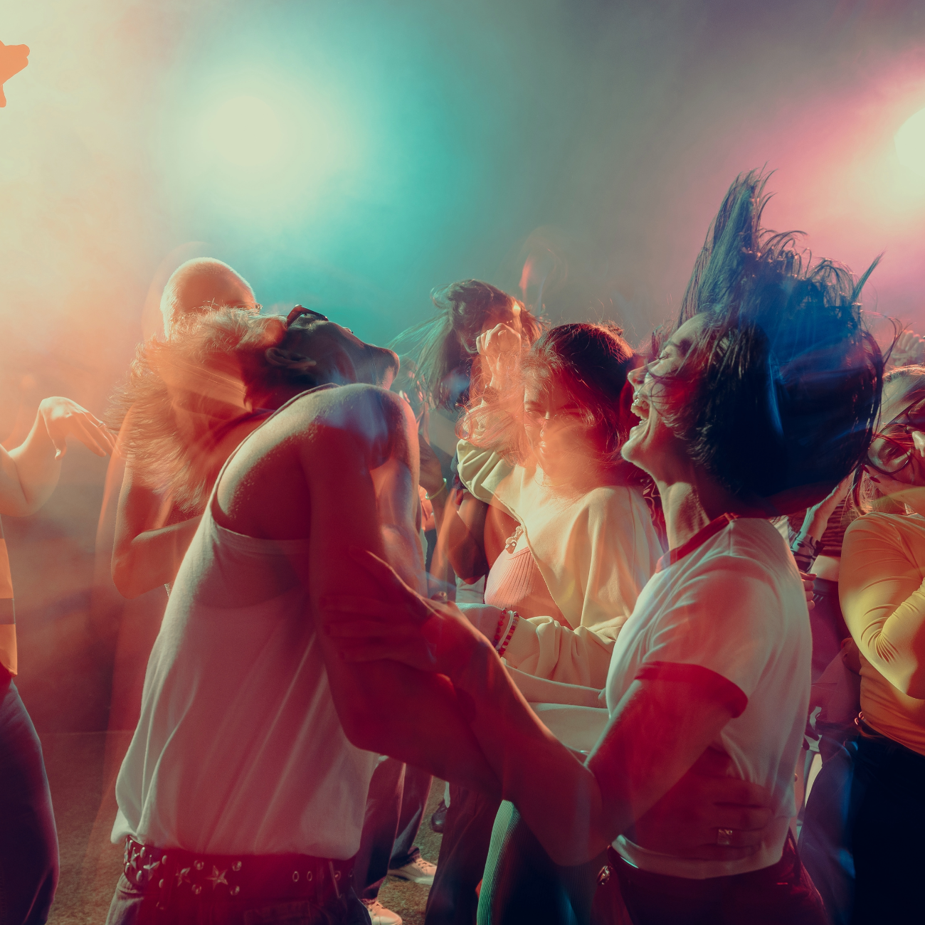 Ørepropper til konsert - Dansende mennesker